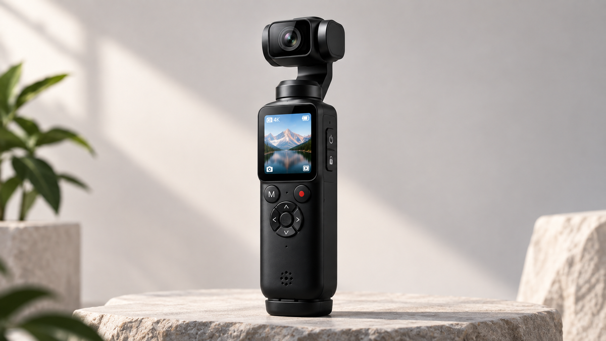 Flixora– 4K Pocket Vlogging Camera with 330° Rotating Lens